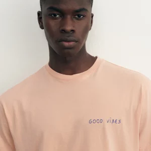 good vibes popincourt t shirt melon bleached x jpg