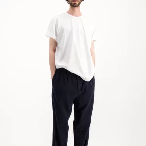 parages pantalon seersucker navy jpg